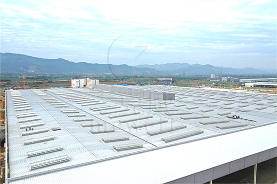 圓拱型電動通風采光天窗