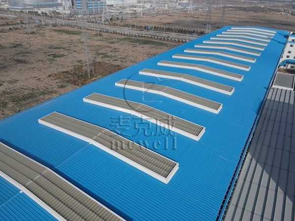 蘭州新區(qū)能科集團(tuán)年產(chǎn)6萬噸(30萬套)石墨坩堝——甘肅MCW1通風(fēng)天窗